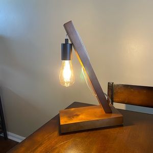Vintage bulb desk lamp